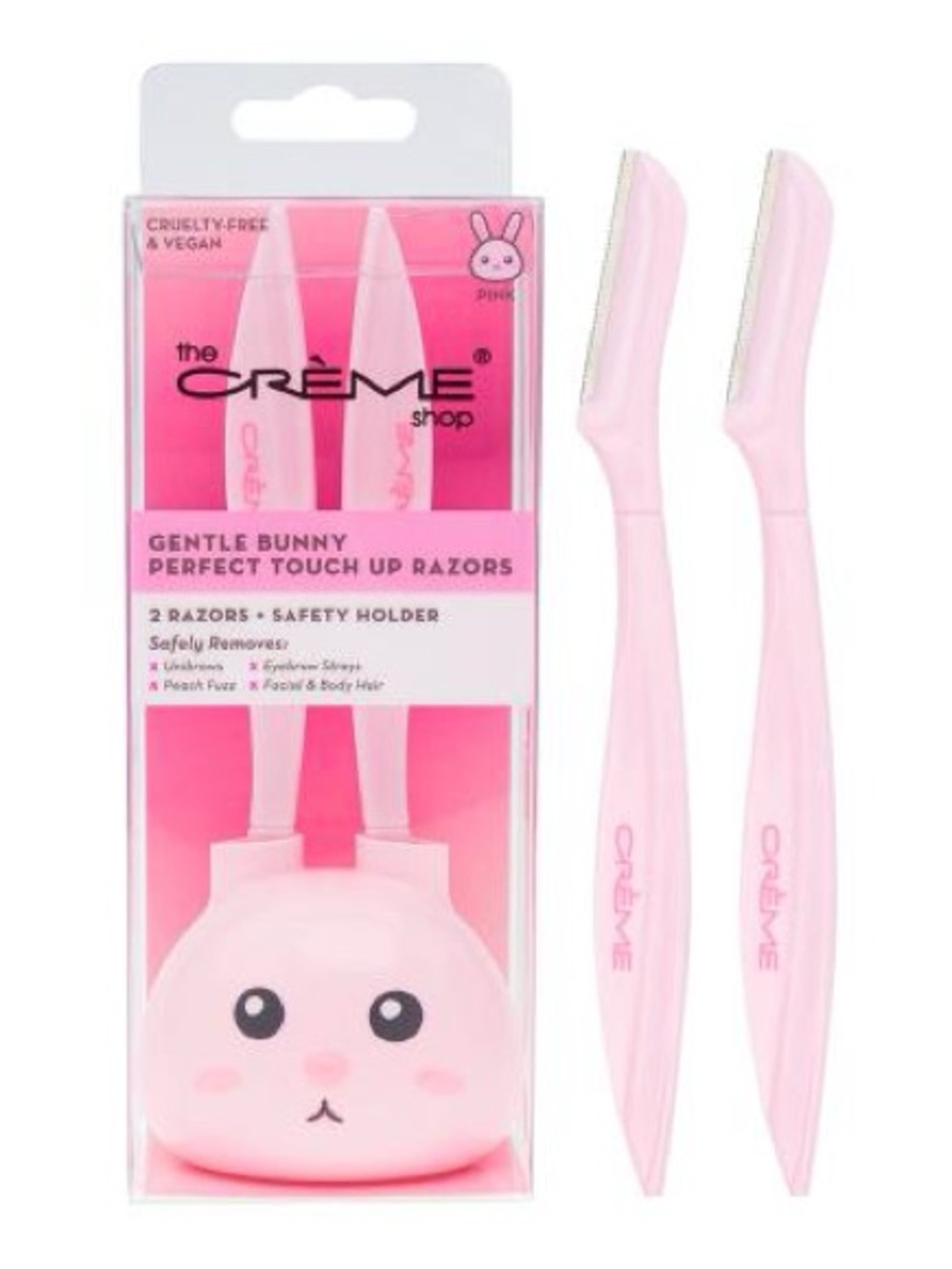 The Crème Shop Gentle Bunny Perfect Touch-Up Razors NIB